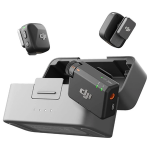 DJI Mic Mini (2 TX + 1 RX + Estuche de carga) - Micrófonos Inalámbricos