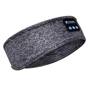 Diadema Elástica con Auriculares Bluetooth Gris
