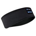 Diadema Elástica con Auriculares Bluetooth Negro