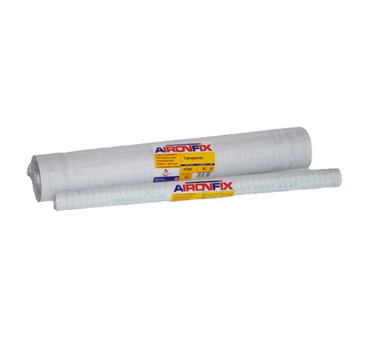 ROLLO FILM AIRONFIX ADH. 45CMX20M MATE TRANSP.