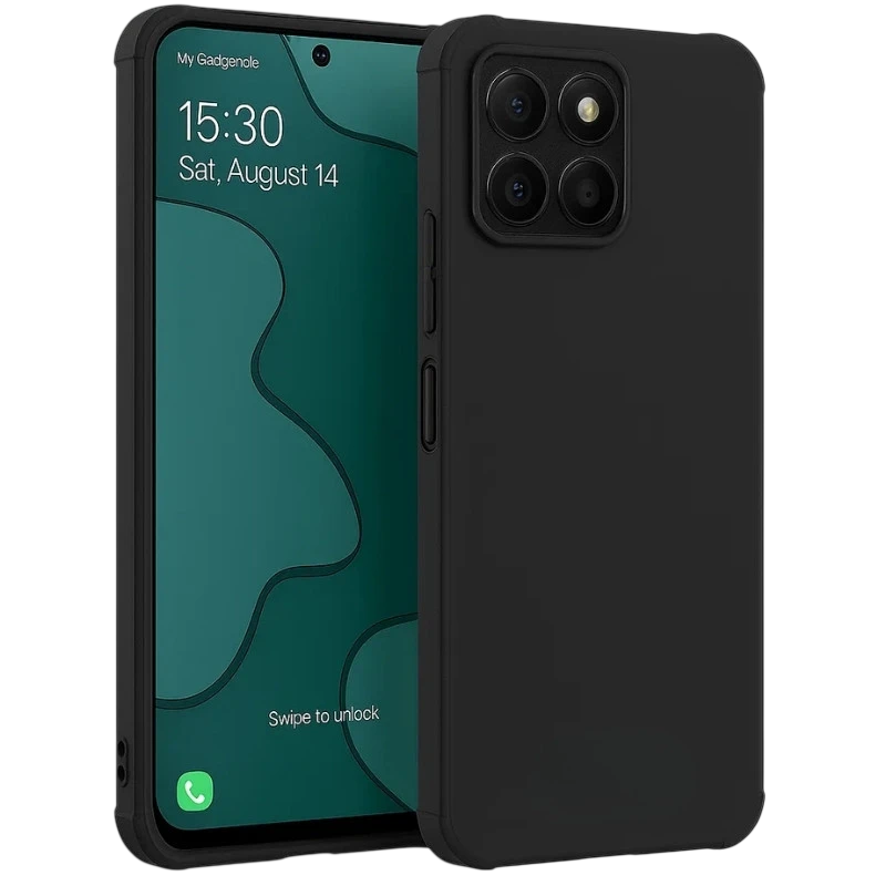 Funda Honor X8c Square Liquid Premium Negro