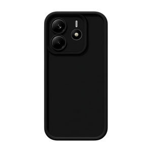 Funda de silicona mate Xiaomi Redmi Note 14 5G Negro