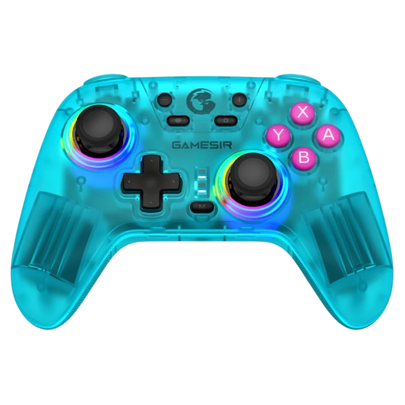 Mando GameSir T4n Nova Azul Neón - Para Nintendo Switch/PC/Smartphone/Tablet/iOS/Android TV Box