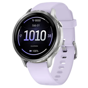 Garmin Venu 4 41 mm Plata con Correa Lila