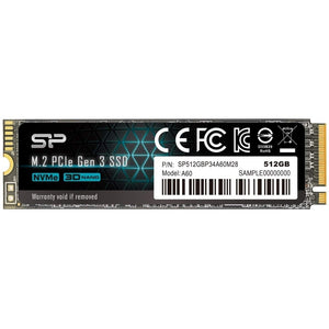 SP P34A60 512GB SSD M.2 PCIe Gen3x4 Nvme