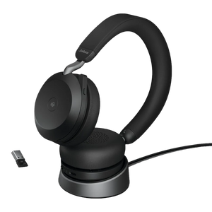 Jabra Evolve2 75 UC ANC Negro con Micrófono y Soporte de Carga
