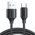Joyroom Cable USB‑A a USB‑C 3 A 1 m, Negro