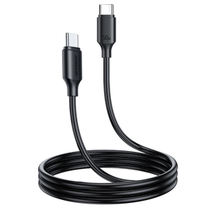 Joyroom Cable USB‑C a USB‑C 60 W Carga Rápida 1 m, Negro