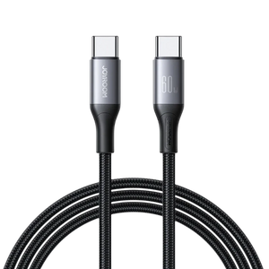 Joyroom Cable USB‑C a USB‑C Flash Series 60 W 1 m, Negro