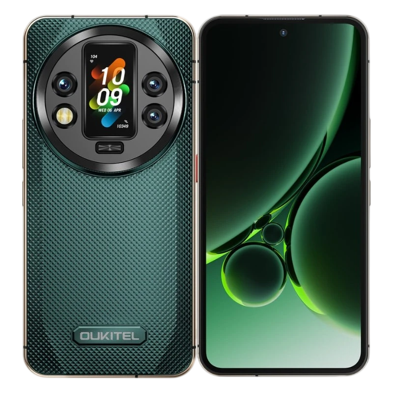Oukitel WP200 Pro 5G 24GB/1TB Verde 6,7 pulgadas AMOLED 120Hz 108MP 8800mAh 45W NFC
