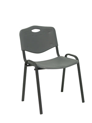 Pack 4 sillas Robledo PVC gris