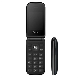 Qubo X-209 2.4", 4G, Botón SOS, Tapa, 1000 mAh, Negro