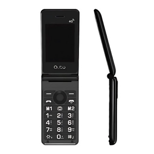 Qubo X-28 2.8", 4G, Botón SOS, 1000 mAh, Tapa, Negro