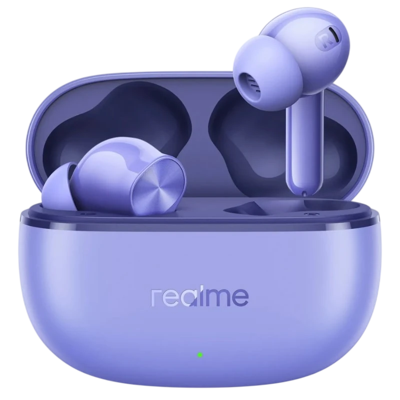 Realme Buds T200 Lite Púrpura TWS Bluetooth 5.4 48h IPX4 Multipunto Auriculares inalámbricos