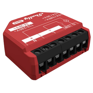 Shelly 1PM Gen3 Rojo - Relé Inteligente WiFi
