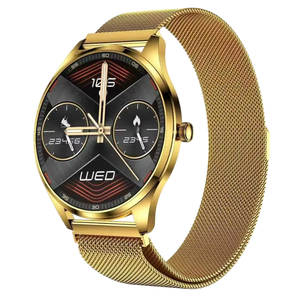 TN99 Smartwatch con Correa Milanesa Dorado Llamadas BT