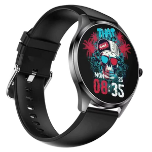 TN99 Smartwatch con Correa de Silicona Negro Llamadas BT - Reloj Inteligente