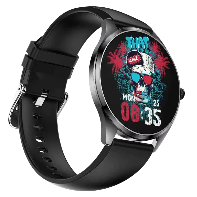 TN99 Smartwatch con Correa de Silicona Negro Llamadas BT - Reloj Inteligente