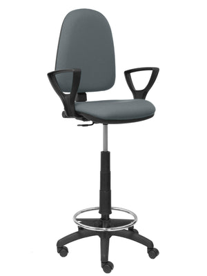 Taburete Ayna bali gris brazos fijos