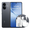 Vivo V60 Lite 5G 8GB/256GB Negro 6,77 pulgadas AMOLED 120Hz 50MP 6500mAh NFC + Auriculares Buds + Cargador 90W