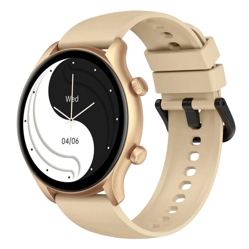 Zeblaze Btalk 3 Plus Oro - Reloj Inteligente con llamadas de Voz, Monitoreo de Salud 24h y más de 100 Modos de entrenamiento