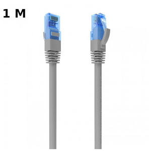 Cable de Red RJ45 Cat6 UTP CCA AWG26 hasta 1000Mbps 1m Aisens A135-0775 Gris