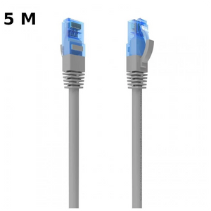 Cable de Red RJ45 Cat6 UTP CCA AWG26 hasta 1000Mbps 5m Aisens A135-0780 Gris