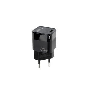TQWC-PD20 cargador de dispositivo móvil Universal Negro Corriente alterna Carga rápida Interior