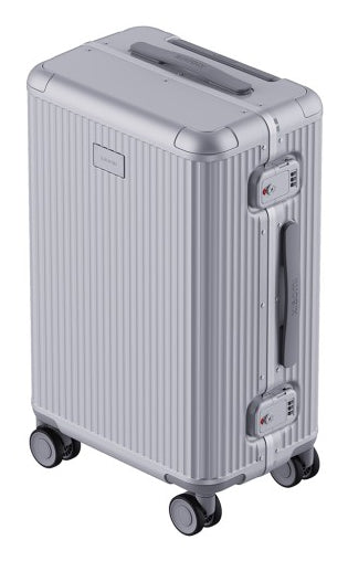 BHR9078GL maleta Armazón duro Plata Policarbonato (PC), Poliéster
