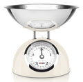 KS-CME.009A báscula de cocina Crema de color, Acero inoxidable Encimera Alrededor Báscula de cocina mecánica