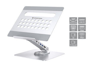 DONN27G soporte para ordenador portátil Plata