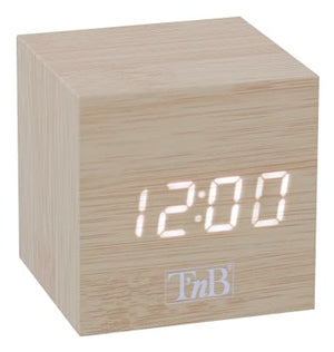 CLOCKSQWD despertador Reloj despertador digital Madera