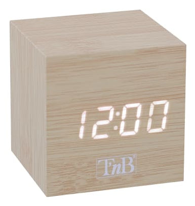 CLOCKSQWD despertador Reloj despertador digital Madera