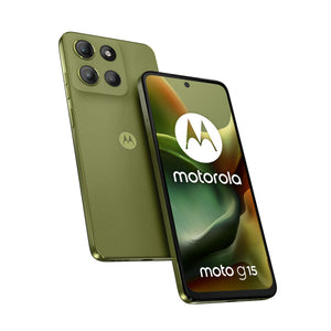 moto g15 17,1 cm (6.72") SIM doble Android 15 4G USB Tipo C 8 GB 128 GB 5200 mAh Verde