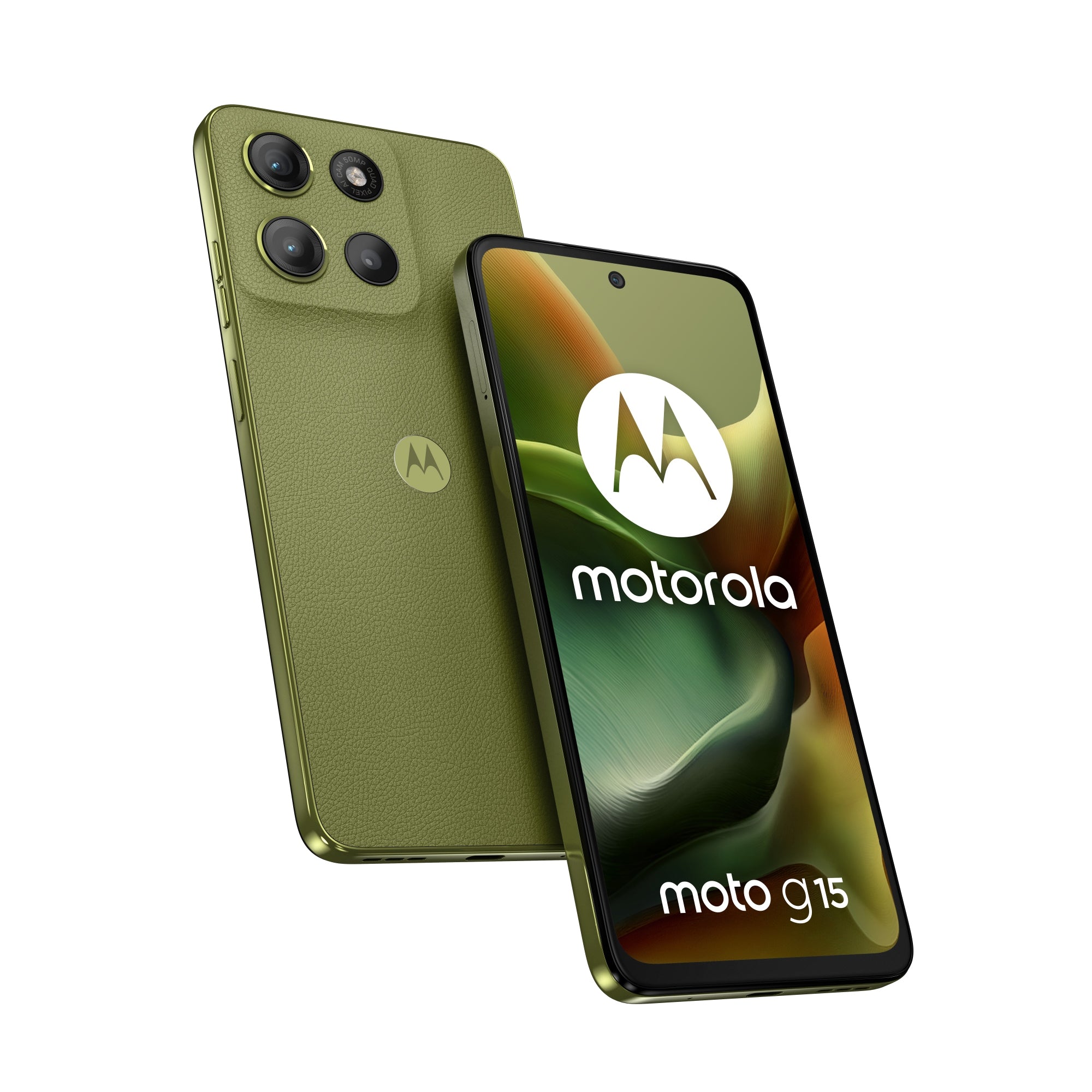 moto g15 17,1 cm (6.72") SIM doble Android 15 4G USB Tipo C 8 GB 128 GB 5200 mAh Verde