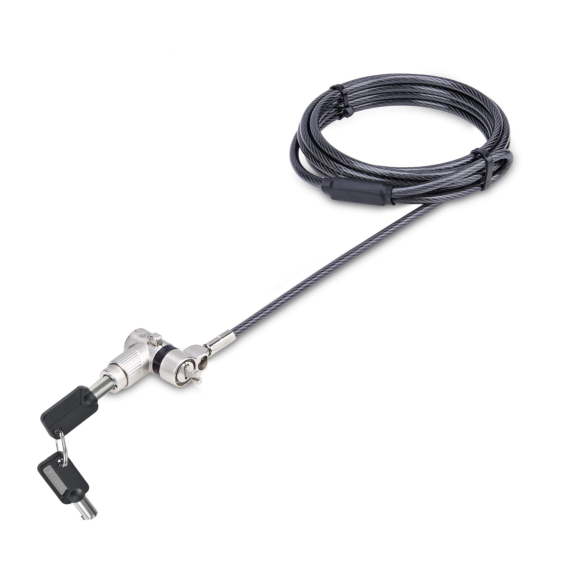 Cable de Seguridad con Candado Universal 3 en 1 para Portátil - Cable Antirrobo Compatible con Noble Wedge&reg /Nano/K-Slot para Portátil - con Llave Maestra - Cable Resistente a Cortes