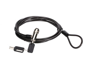 CUSTODIO02BN cable antirrobo Negro 1,8 m