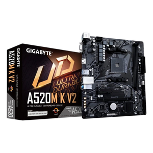 Gigabyte A520M K V2 AMD Zócalo AM4 64GB Micro ATX Negro