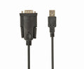 UAS-DB9M-02 cable de serie Negro 1,5 m USB tipo A DB-9