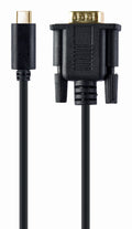 A-CM-VGAM-01 adaptador de cable de vídeo 2 m USB C VGA (D-Sub) Negro