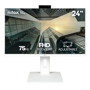 NXM24REGWEB01W pantalla para PC 60,5 cm (23.8") 1920 x 1080 Pixeles Full HD LED Blanco