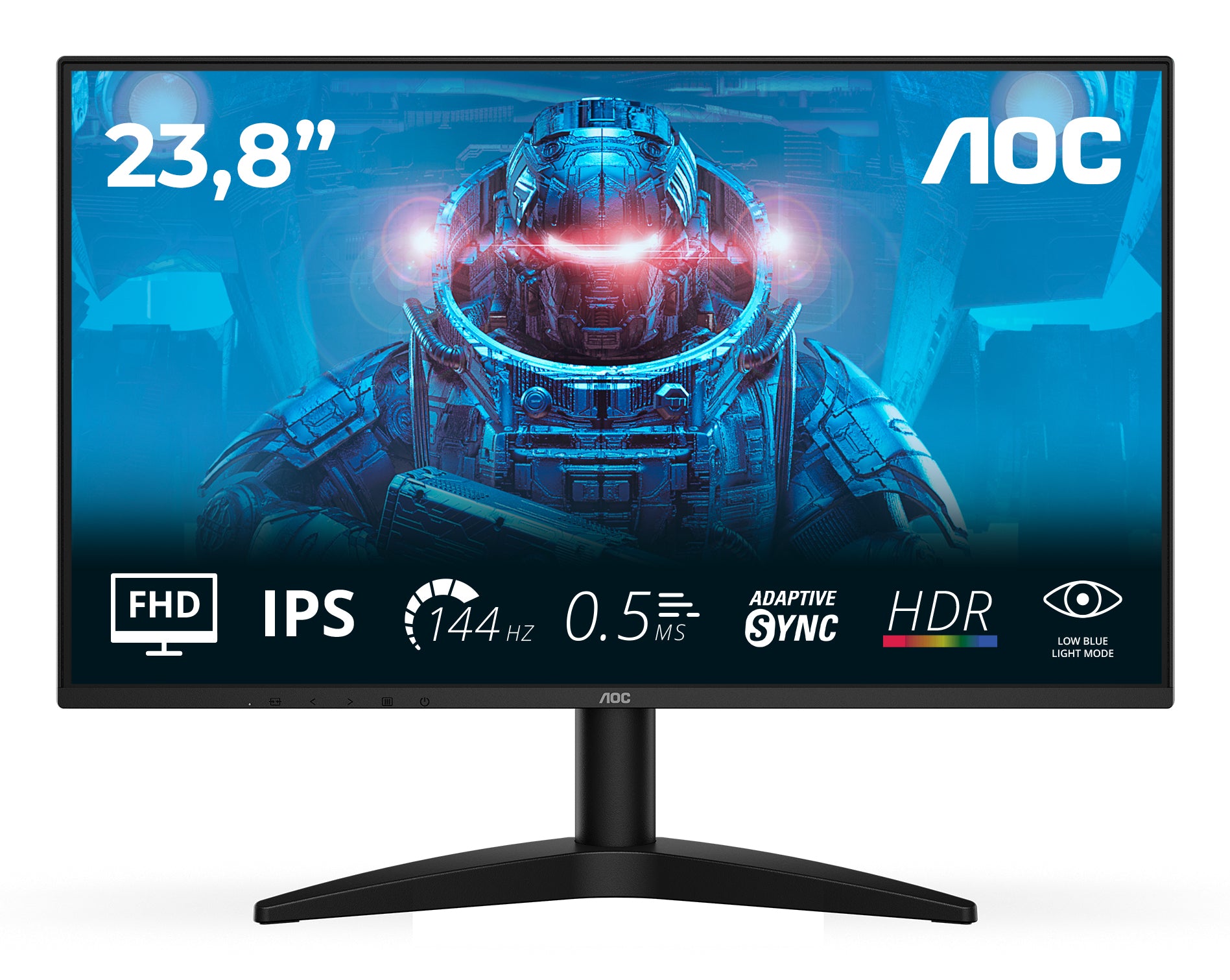 B3 24B36X pantalla para PC 60,5 cm (23.8") 1920 x 1080 Pixeles Full HD LED Negro