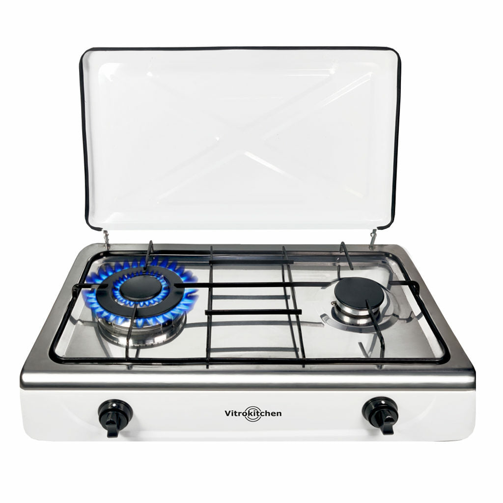 252BB hobs Blanco Encimera 59.5 cm Encimera de gas 2 zona(s)