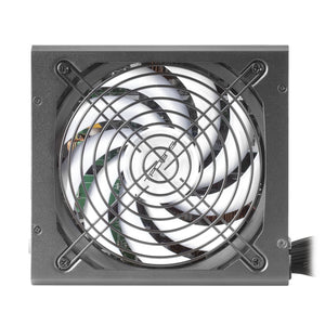 RADIX ECO X 550, Fuente Alimentación PC ATX 550W, 6 Años Garantía, 87% Eficiencia, Tecnologías SMD y DC-DC, Ventilador Ultra-silencioso AI-RPM 140mm FDB, Cables Planos Extralargos, Negro