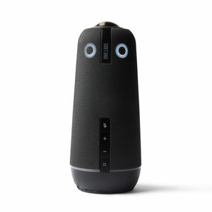Meeting Owl 4+: cámara de videoconferencia inteligente 4K de 360 grados, micrófono y altavoz (enfoque automático del orador, zoom inteligente y ecualización del ruido)
