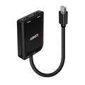 38432 hub de interfaz Mini DisplayPort 21600 Mbit/s Negro