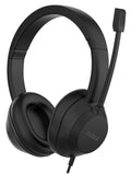 NXAUSB02 auricular y casco Auriculares Alámbrico Llamadas/Música USB tipo A Negro