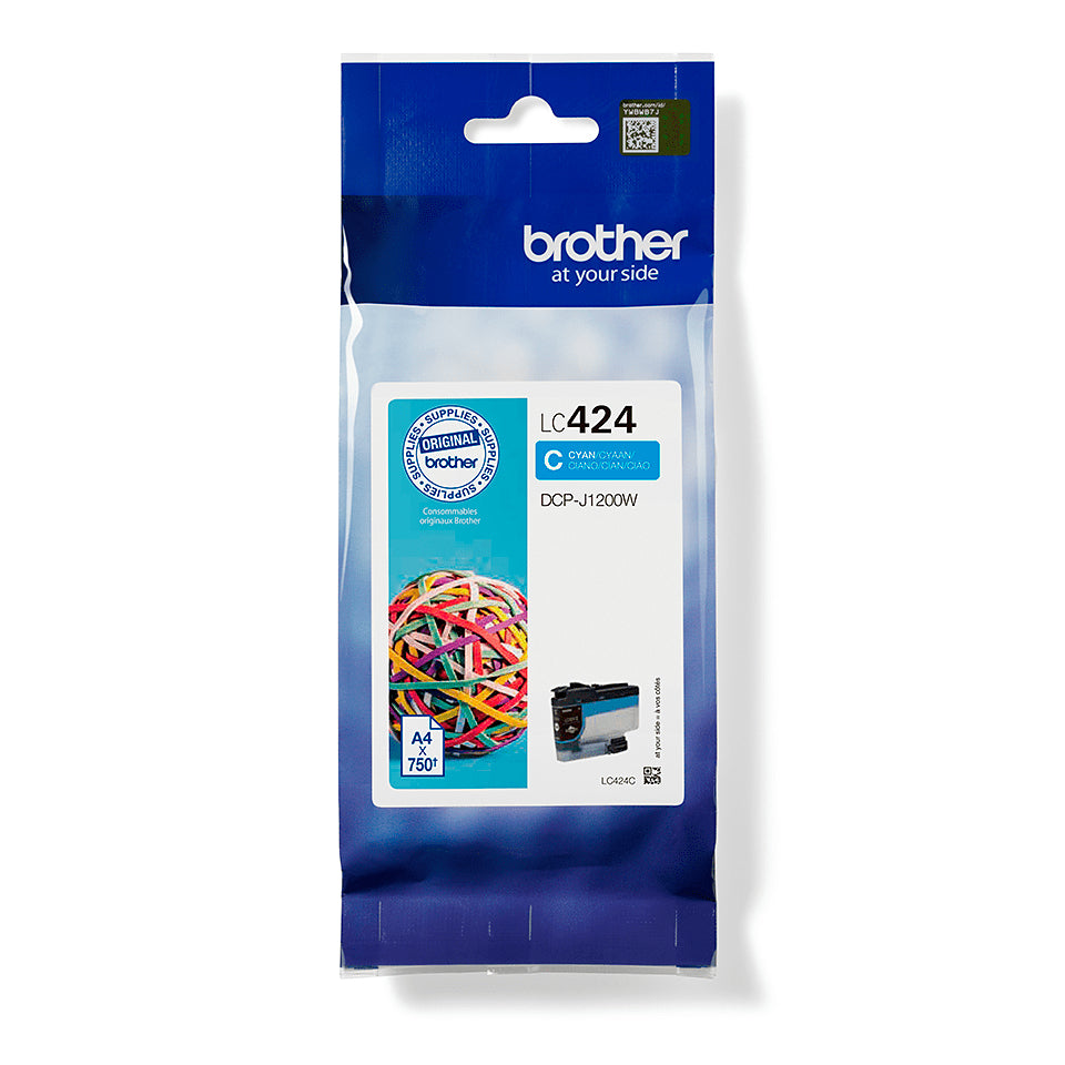 LC424C cartucho de tinta 1 pieza(s) Original Cian