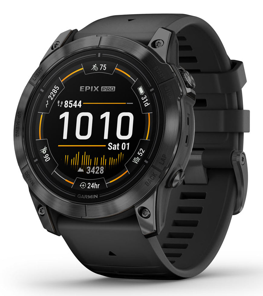 epix Pro (Gen 2) 3,56 cm (1.4") AMOLED 51 mm Digital 454 x 454 Pixeles Pantalla táctil Gris Wifi GPS (satélite)