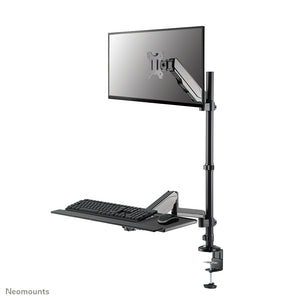 DS90-325BL1 Soporte de sobremesa para puesto de trabajo de pie/sentado 17-32" - resorte de gas